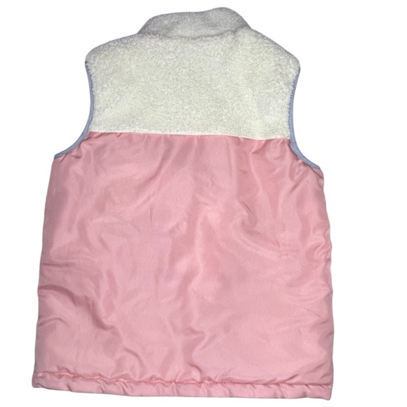 Buffalo David Bitton Girls Reversible Vest -Silver/Pink & white Size Small (7/8) - Picture 6 of 8